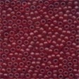 Frosted Glass Beads 62032 Cranberry