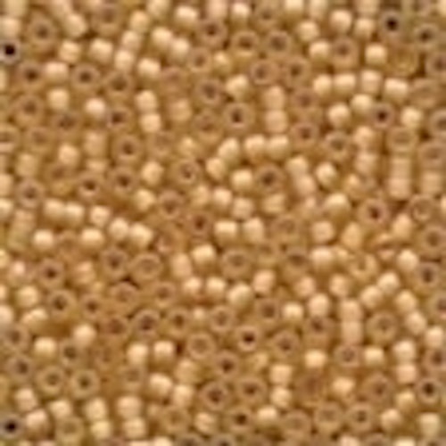 Frosted Glass Beads 62040 Apricot