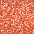 Frosted Glass Beads 62036 Pink Coral
