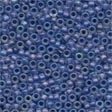 Frosted Glass Beads 62043 Denim