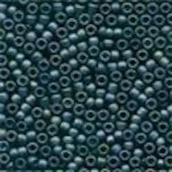 Frosted Glass Beads 62021 Gunmetal