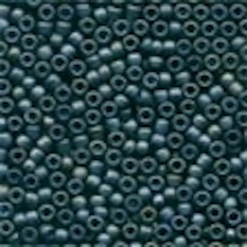 Frosted Glass Beads 62021 Gunmetal