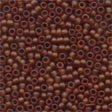 Frosted Glass Beads 62023 Root Beer