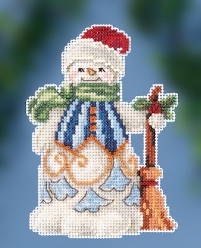 Mill Hill - Clean Sweep Snowman by Jim Shore (2020)