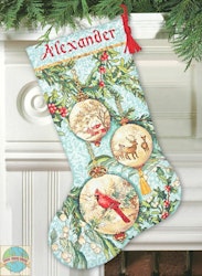 Dimensions Gold  - Enchanted Ornaments Stocking