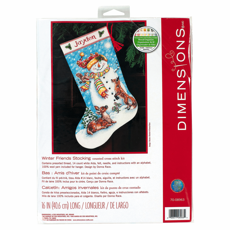 Dimensions - Winter Friends Stocking