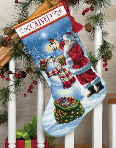 Dimensions Gold  - Holiday Glow Stocking