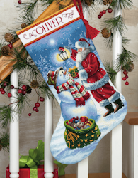 Dimensions Gold  - Holiday Glow Stocking