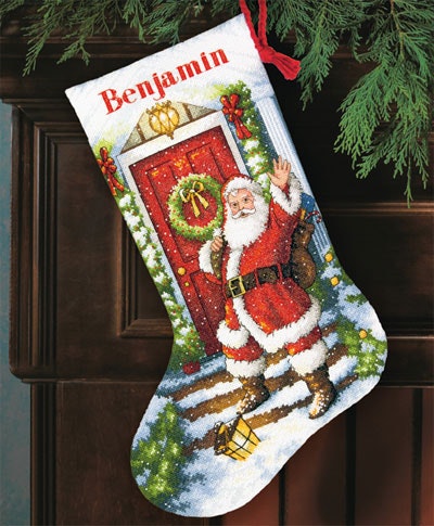 Dimensions Gold  - Welcome Santa Stocking