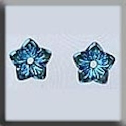 Glass Treasures 12223 Jasmine Flower Light Sapphire