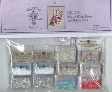 Embellishment Pack Winter White Santa