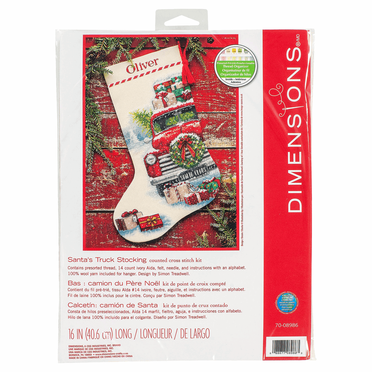 Dimensions - Santa's Truck Stocking