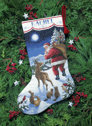 Dimensions - Santa's Arrival Stocking