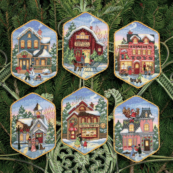 Dimensions Gold  - Ornament: Christmas Village