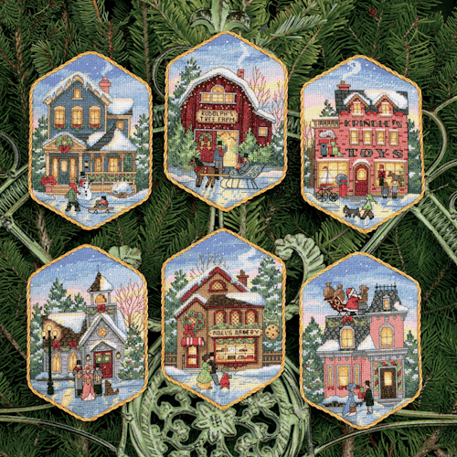 Dimensions Gold  - Ornament: Christmas Village