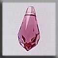 Crystal Treasures 13054 Very Small Teardrop Rose