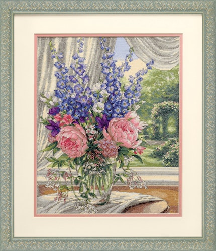 Dimensions Gold - Peonies & Delphiniums