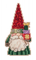 Mill Hill - Gnome Holding Gifts by Jim Shore (2022)