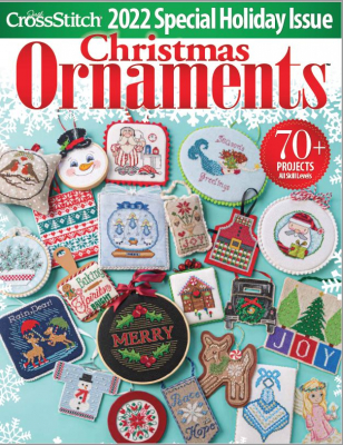 Just Cross Stitch Magazine Christmas Ornaments 2022