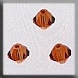 Crystal Treasures 13065 Rondele Champagne Topaz