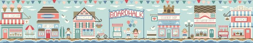 Boardwalk Ice Cream Shop - Country Cottage Needleworks