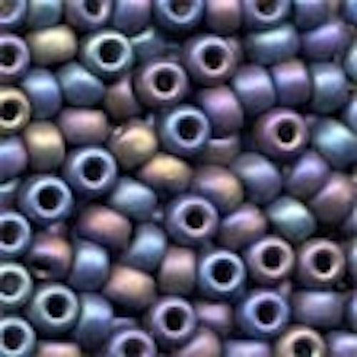 Size 6 Glass (4 mm) 16611 Frosted Jewel Tones