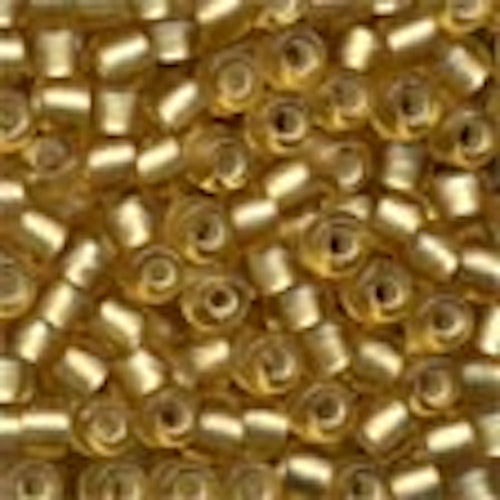Size 6 Glass (4 mm) 16031 Frosted Gold