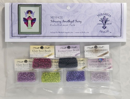 Embellishment Pack February Amethyst Fairy