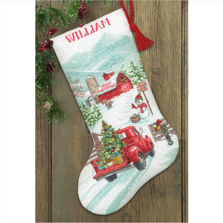 Dimensions - Holiday Farm Stocking