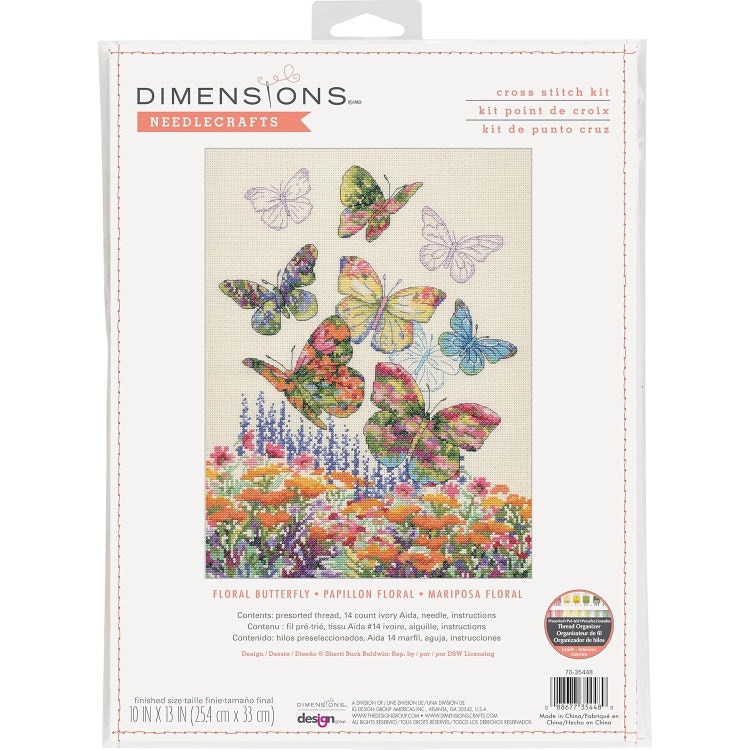 Dimensions - Floral Butterfly