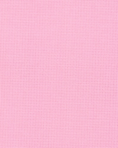 Aida Broderiväv 14 ct (5.4 rutor) Rosa