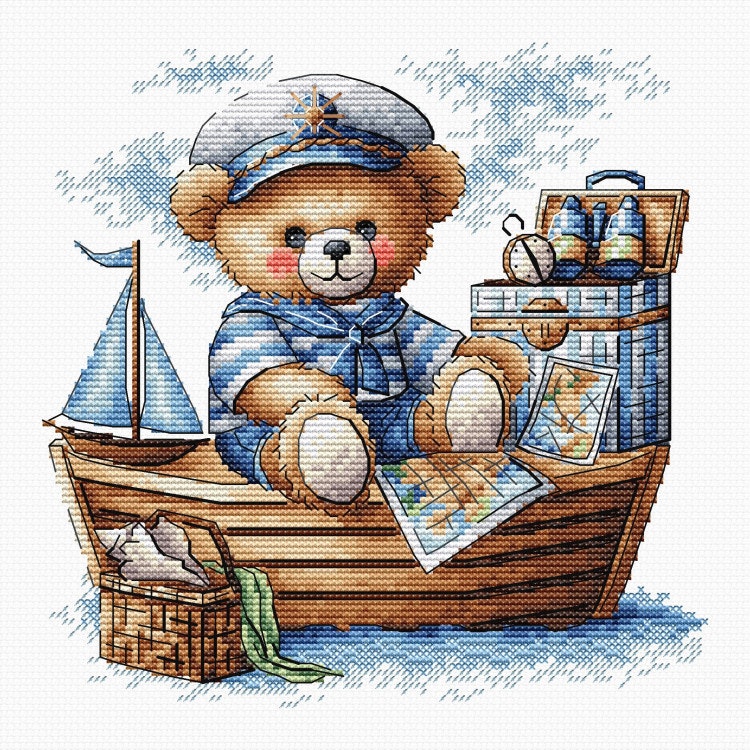 AVA Stitch - Captain Bear on the High Seas P050