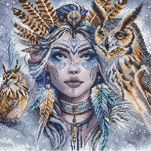AVA Stitch - The Warrior and Guardian Owls P077