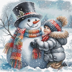 AVA Stitch - Boy and his Snow Friend P086