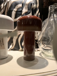 MUSHROOM LAMPA, LED - Rödbrun