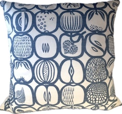 Kuddfodral Fruktlåda 50x50 cm, blå - Stig Lindberg