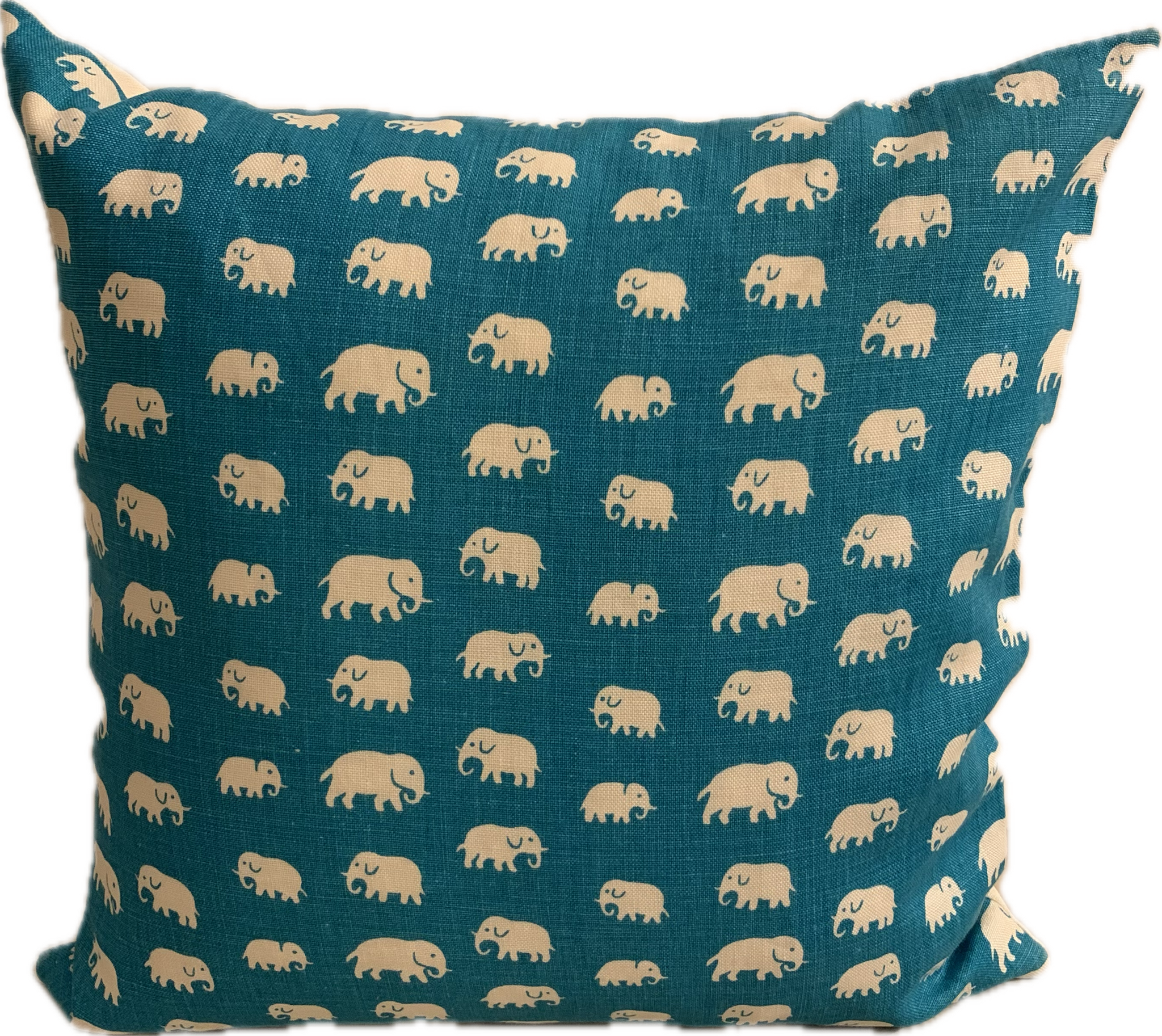 Kuddfodral Elefant 50x50 cm, turkos - Svenskt Tenn