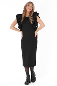 CAPRI VIVIENNE DRESS BLACK