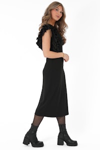 CAPRI VIVIENNE DRESS BLACK