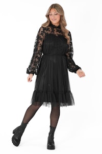 CAPRI GWENEVERE DRESS BLACK