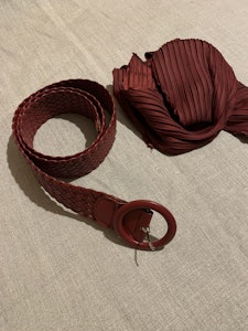 Scarf, plisserad