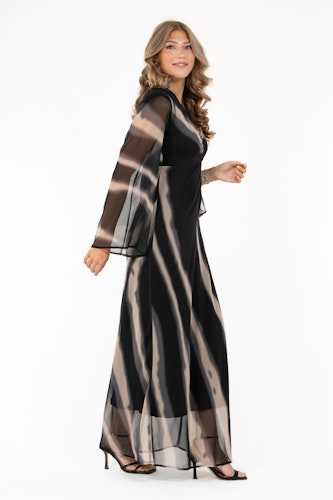 CAPRI Haven Dress Black Champagne HAVEN DRESS BLACK/CHAMPAGNE