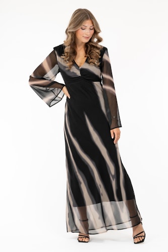 CAPRI Haven Dress Black Champagne HAVEN DRESS BLACK/CHAMPAGNE