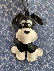 TERRIER, Heartcharm/Bagcharm - Väskdekoration Svart
