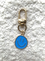 SMILE, ljusblå - NYCKELRING