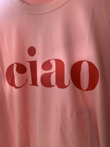 CIAO - T-shirt, Rosa/röd