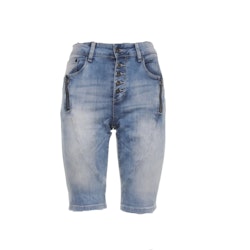 Capri Jeansshorts - blå
