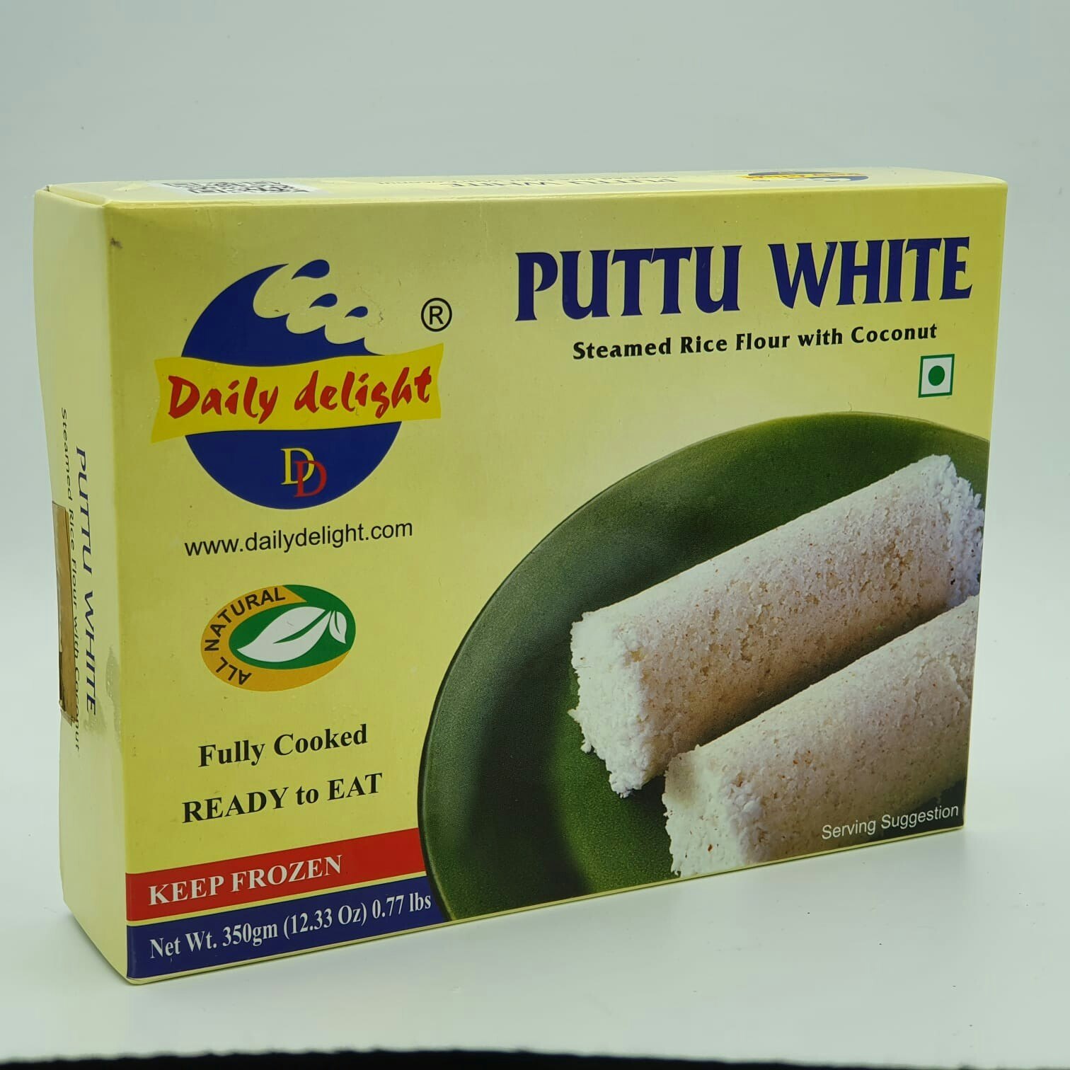 Frozen Puttu White (Daily Delight) - 350g