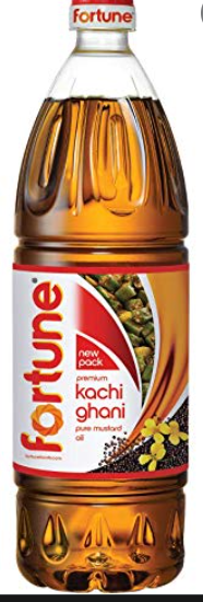 Mustard Oil Kachi Ghani (Fortune) 500 ml, 1L