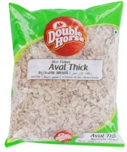 White Aval (Poha) Thick (Double Horse) - 400g